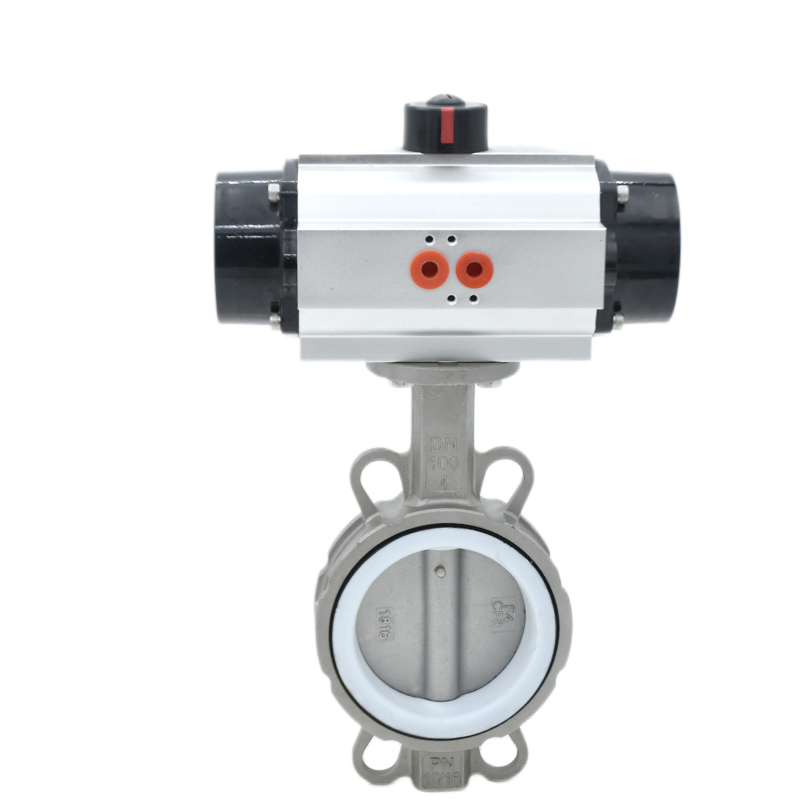 不锈钢气动四氟蝶阀