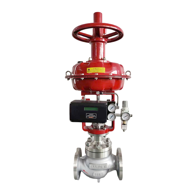 带手动气动薄膜套筒调节阀